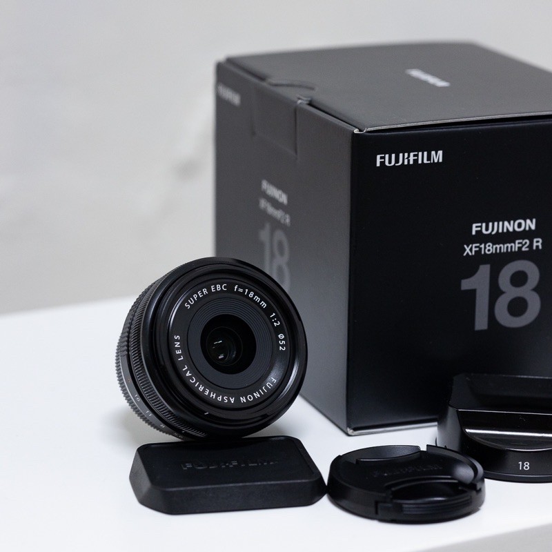 售 二手 Fujifilm 富士 XF 18mm F2 鏡頭 餅乾鏡 方形遮光罩 相機王 平行輸入 保固內