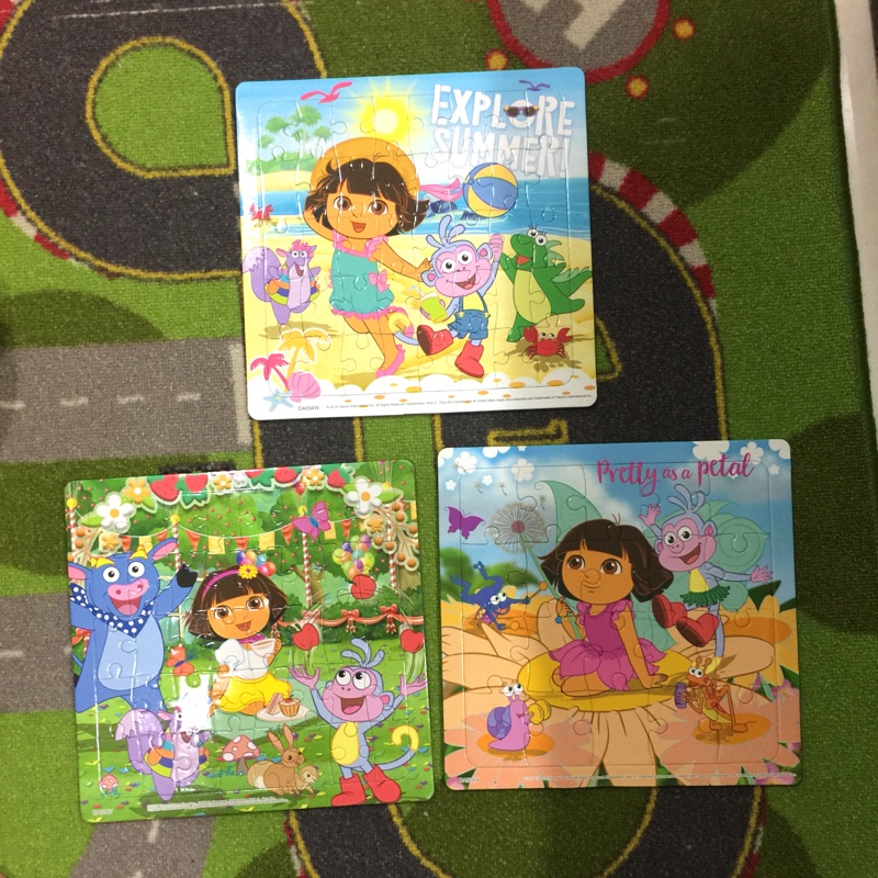 正版二手拼圖 愛探險的Dora 20/40片