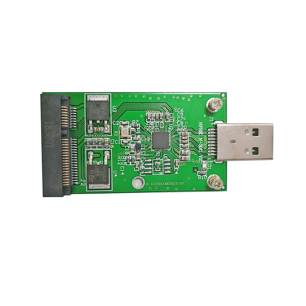 (讓您的mSata SSD也能變成飆速隨身碟!)mSata轉USB3.0轉卡_固態硬碟外接卡_轉換_轉接_2242長度用