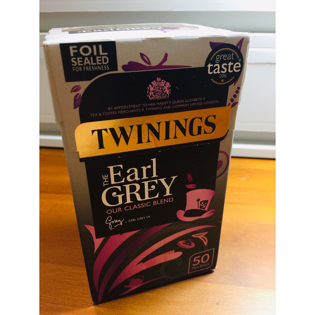英國帶回 Twinings 伯爵茶 Earl Grey 50裸包/盒