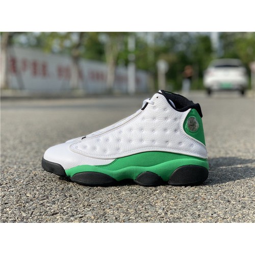 S.G Air Jordan 13 Lucky Green 限量 AJ13 白綠 男鞋 籃球鞋 DB6537-113