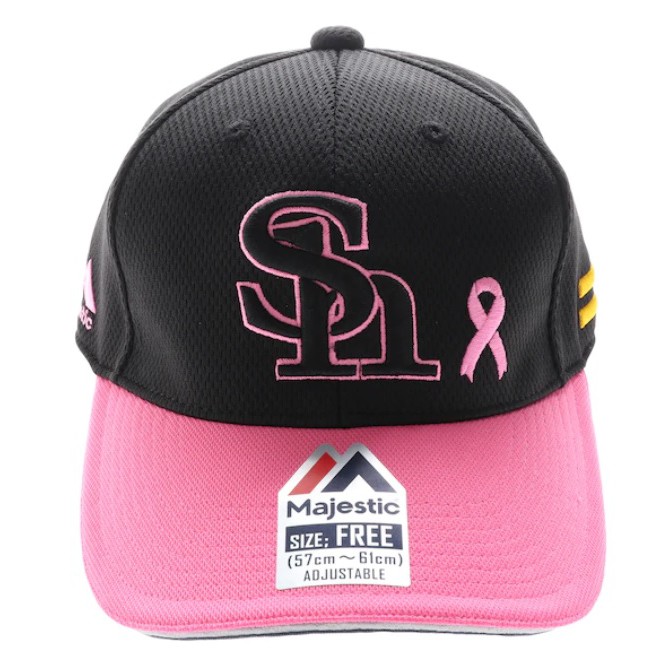 日本職棒 粉紅絲帶 軟體銀行 球帽