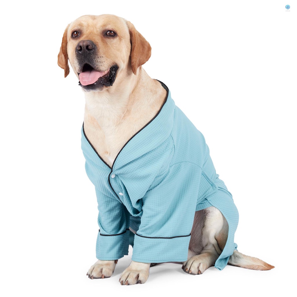 Sici 狗浴袍睡衣寵物水療乾燥長袍中小型犬睡衣