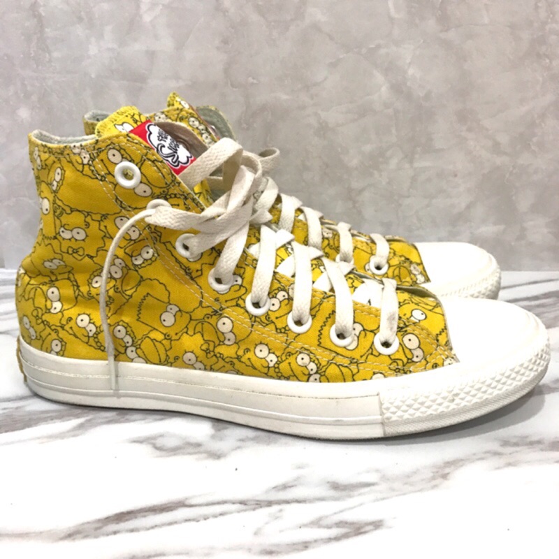 二手 converse 辛普森 休閒鞋 購於日本 JPN25