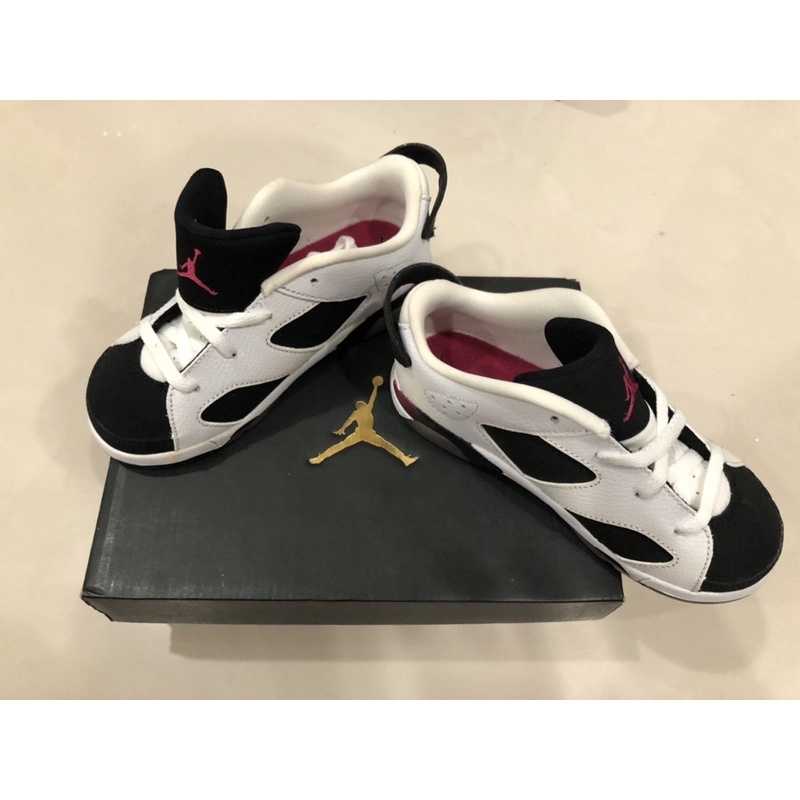 全新正品 nike喬登JORDAN 6 RETRO LOW GT喬登童鞋 16cm 全新正品 兒童籃球 運動鞋