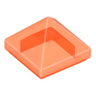 樂高 Lego 透明 螢光 橘色 1x1x2/3 金字塔 三角 22388 Orange Slope Pyramid