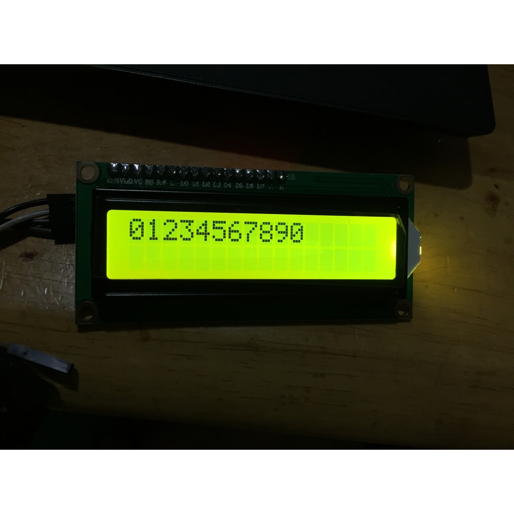 Arduino LCD 1602 3.3V IIC I2C 16x2 16*2 黃綠屏黑字