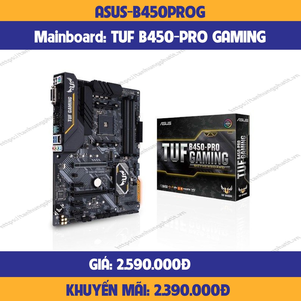 華碩 TUF B450-PRO GAMING 主板 -100% 正品全新