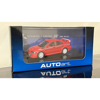 (絕版逸品) Autoart 1/43 Mitsubishi Lancer EVO VI Tommi Makinen