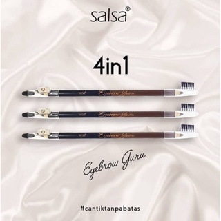 Salsa Eyebrow Guru | Pensil Alis 4 in 1 Eyebrow Pencil Ori