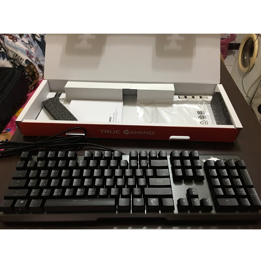 MSI 微星 Vigor GK60 CL TC 青軸 機械式鍵盤