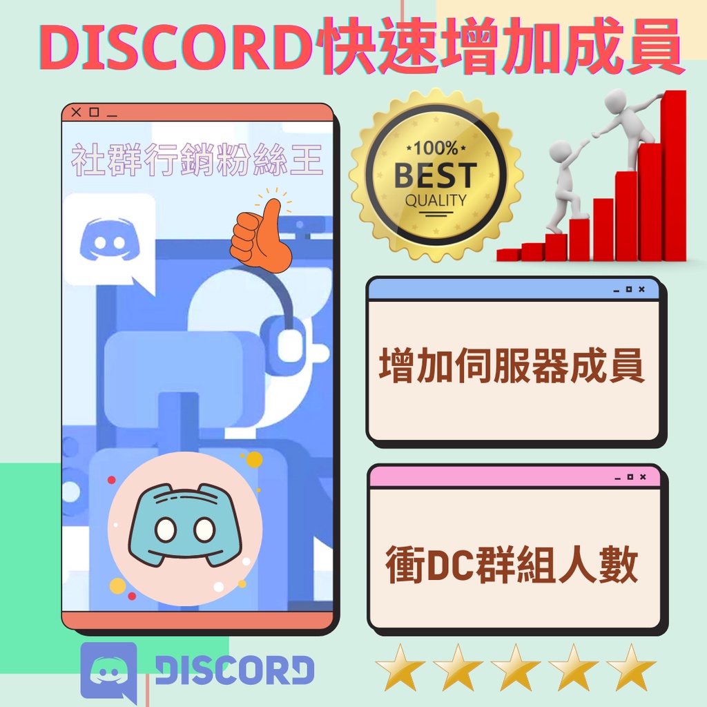 Discord伺服器邀請人數推薦購買 最強dc增加群組上線成員服務 快速提升dc頻道粉絲訂閱 成為最大的元宇宙粉絲討論區 蝦皮購物
