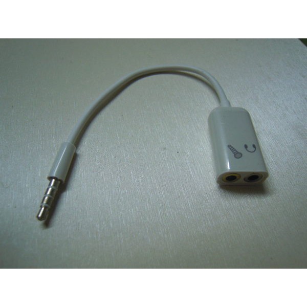 耳麥二合一轉換線 筆記型電腦耳機分線器 可用於 蘋果 安卓 耳機轉接頭 3.5mm 一分二 手機麥克風音頻轉接頭 音源
