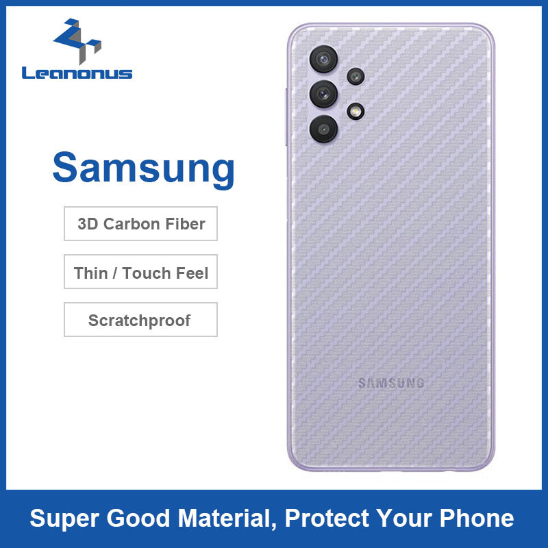 三星Galaxy A52 A32 A71 A51 4G 5G A12 碳纖維背膜 透明霧面 後保護貼 背貼保護貼 軟膜