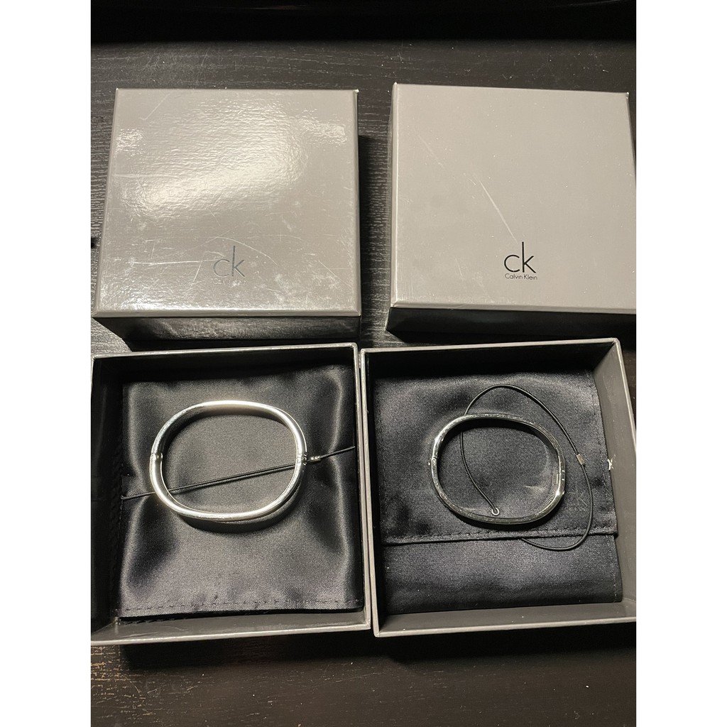 CK Calvin Klein 男性+女性情侶手環 正品 二手