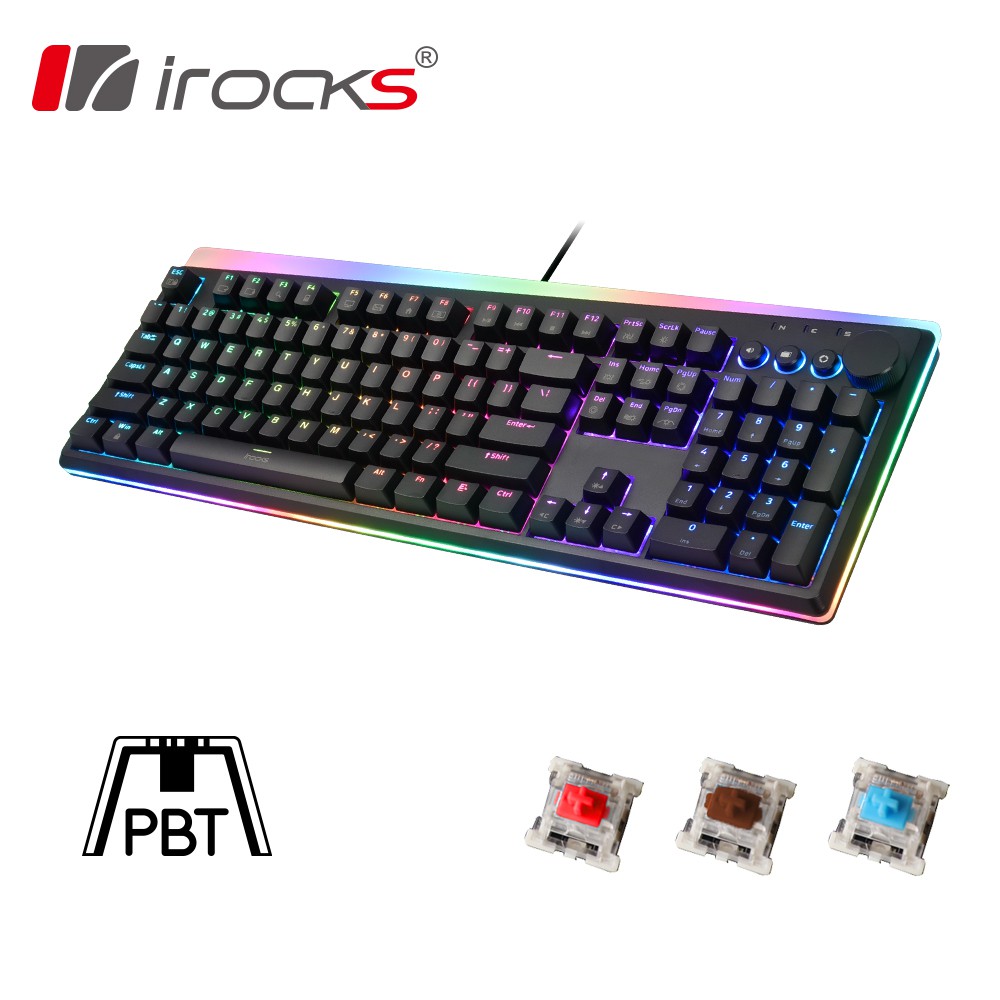 irocks K71M RGB 背光機械式鍵盤 廠商直送