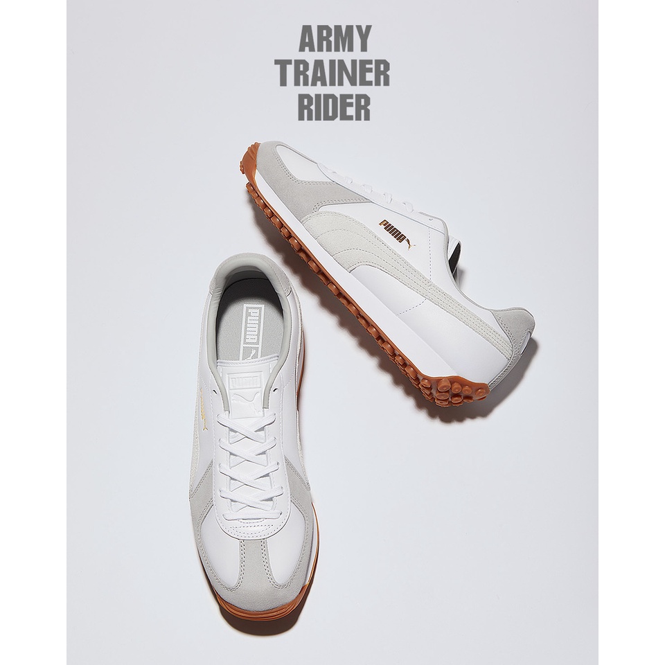 【CHII】韓國 PUMA Army Trainer Rider 德訓鞋 白色膠底 386944-01