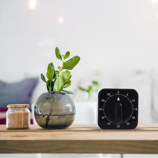 PCF* 緊湊型廚房定時器 60 分鐘機械定時器時鐘廚房烹飪定時器時鐘需要鬧鐘