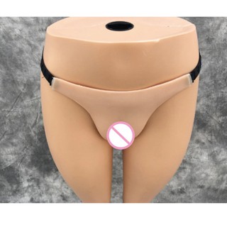 #臺灣現貨精品# 偽娘T褲 cd變裝 假陰褲 cos可排尿 假陰矽膠褲 cosplay 男用偽娘變裝遮檔內褲 偽娘內褲