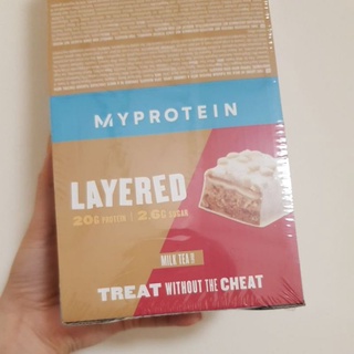 Myprotein 六層夾心高蛋白棒 - 三重巧克力軟糖 英式奶茶 抹茶 奶油餅乾 口味 60g