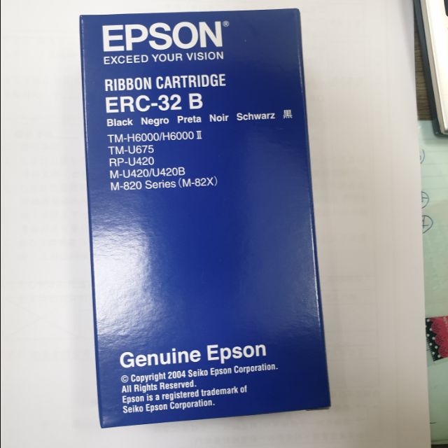 EPSON ERC 32 B 原廠 收銀機 發票 色帶 - 出清