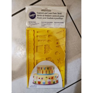 全新！wilton 蠟燭 蛋糕翻糖模具 矽膠模具 果凍模 巧克力模型 手工皂模 餅乾模具 蛋糕模具 花邊裝飾