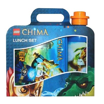 現貨 澳洲 正版授權LEGO Chima Lunch Set/樂高神獸系列午餐二件套組(午餐盒+水壺350ML)無BPA