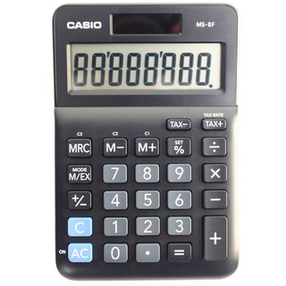 CASIO 卡西歐 計算機 MS-8F/一臺入 8位數 計算機 商用桌上型 大型顯示幕計算機 獨立記憶