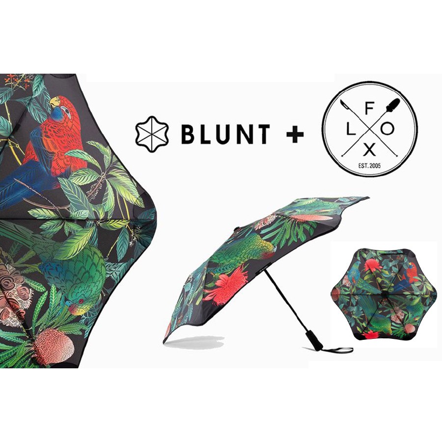 2020 Blunt + FLOX 限量聯名傘 – 鳥花園 2.0 圖騰折傘 【限量96隻】