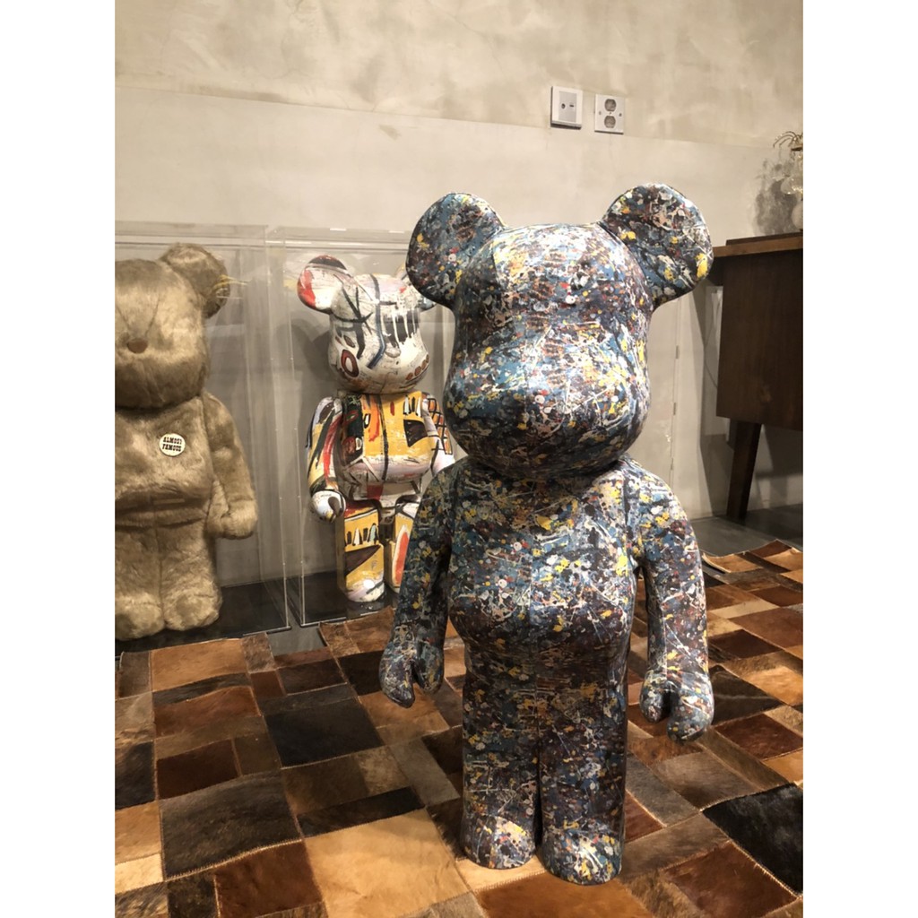 BE@RBRICK Jackson Pollock Studio 1000% MEDICOM 潑墨 藍 初代 限量