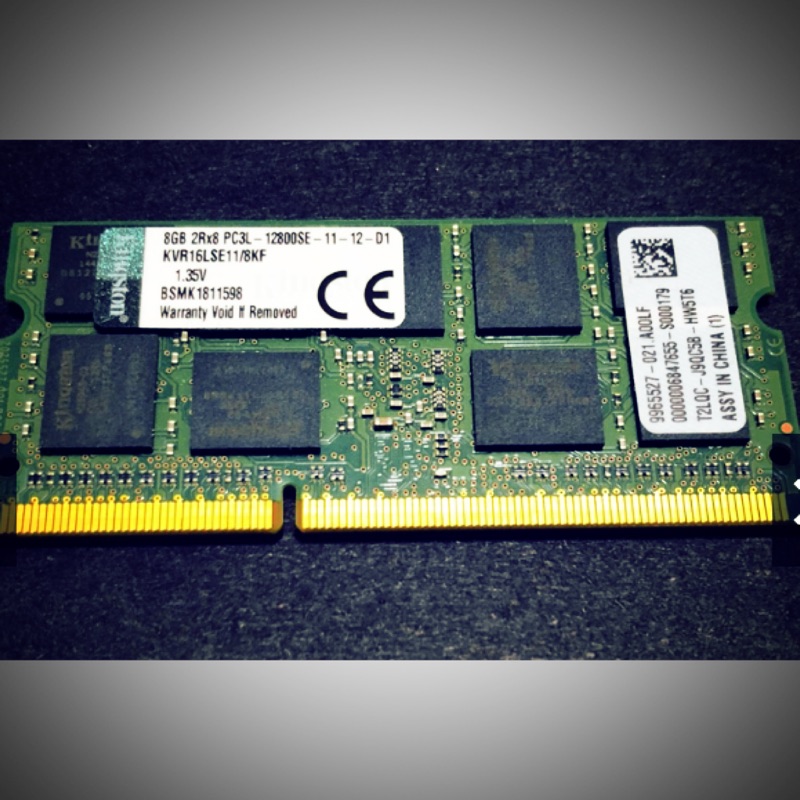 Kingston 金士頓 終身保固 DDR3 8G 1600 ECC SO DIMM 筆電 小型桌機 記憶體