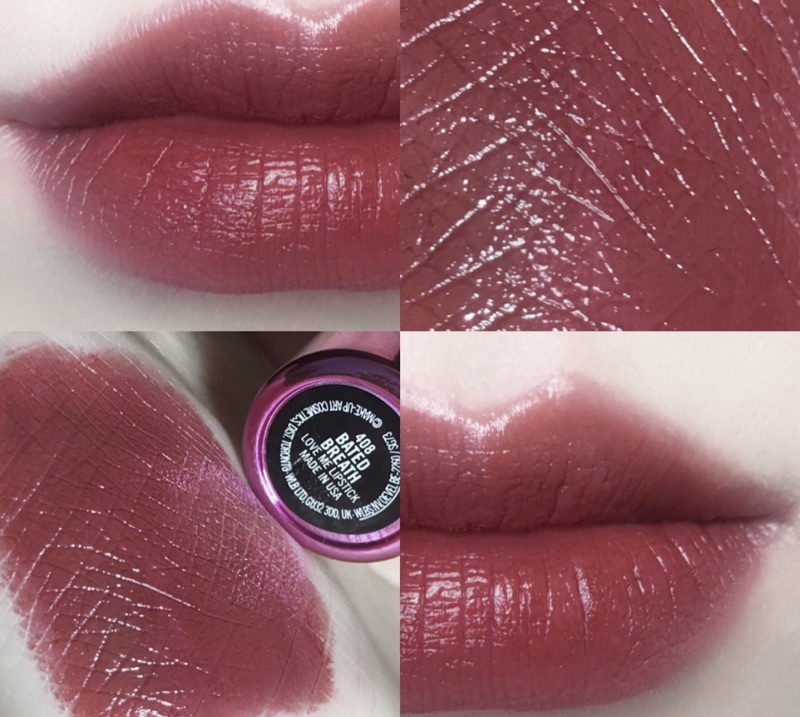 預購 Mac Love Me Lipstick 408 Bated Breath 蝦皮購物