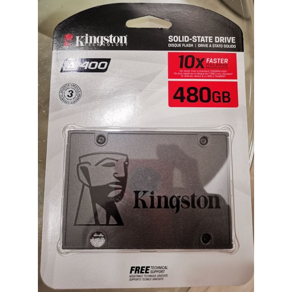 金士頓 SSD Kingston A400 480G 500G