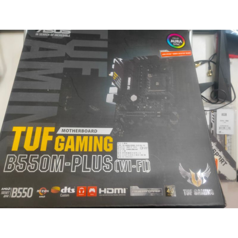 CPU R5 3600 + 主機板TUF Gaming B-550M - Plus WiFi