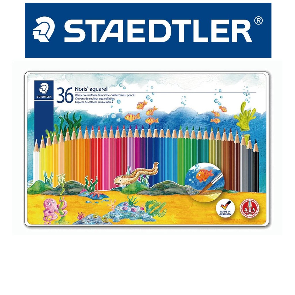 德國施德樓 STAEDTLER MS14410 M36 快樂學園水性色鉛筆36色