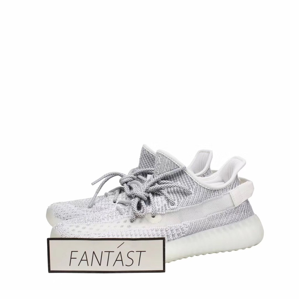 Yeezy Boost 350 V2 Static Triple White Adidas KicksVogue