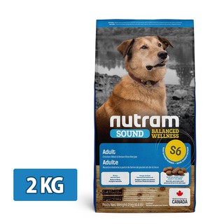 【Nutram 紐頓】S6成犬雞肉南瓜 2kg 狗飼料