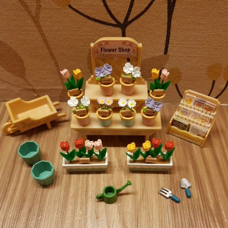 森林家族絕版花店花攤花園