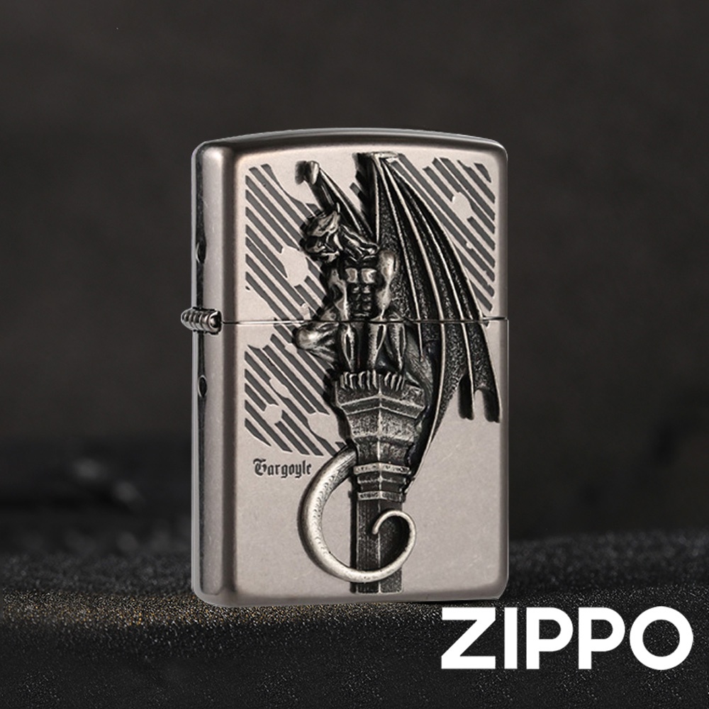 ZIPPO 石像鬼雕像防風打火機 韓國設計 官方正版 現貨 限量 禮物 送禮 刻字 客製化 終身保固 ZA-1-81A