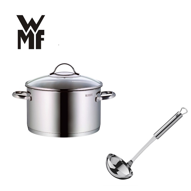 【德國WMF】PROVENCEPLUS 高身湯鍋24CM 6L+PROFI PLUS 肉汁勺
