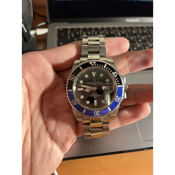 Valentino Coupeau 黑藍錶盤水鬼
