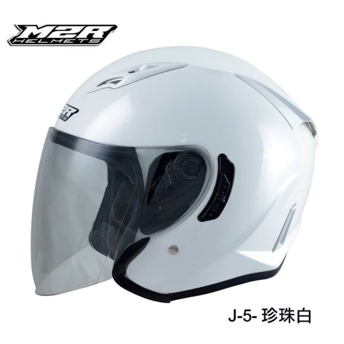 M2R 得安 J5 素色 半罩 3/4罩 安全帽 內襯全可拆