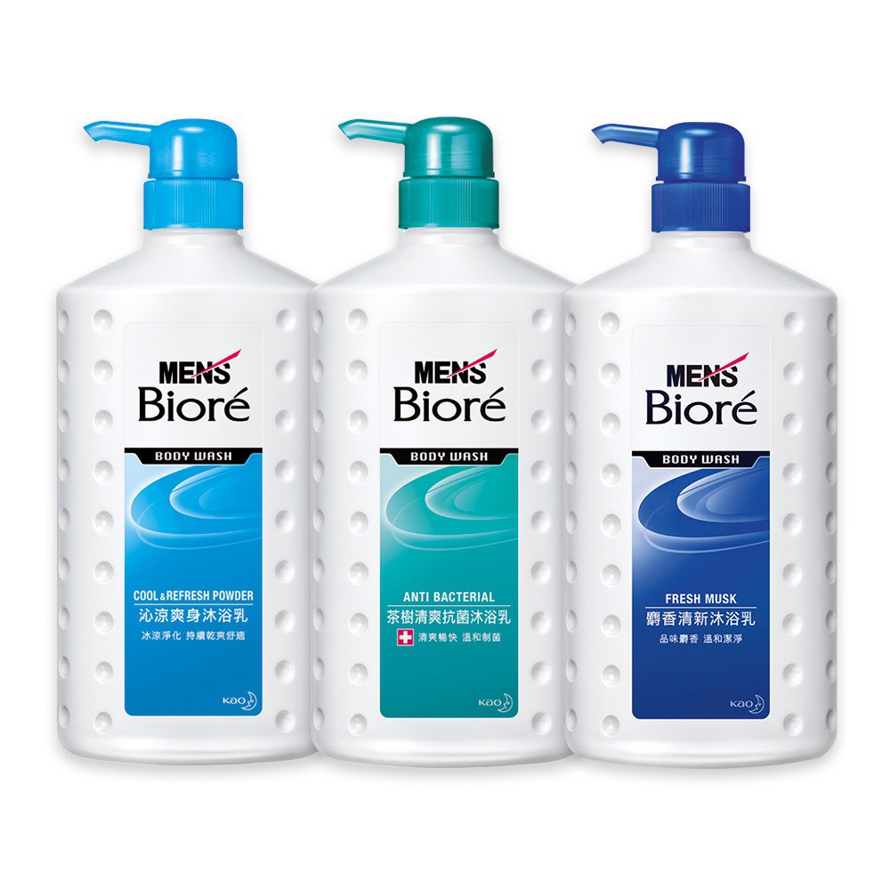 【蝦皮直營】MEN's Biore 男性專用沐浴乳 750ml (3款任選) 沐浴乳 水嫩
