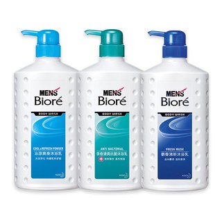 【蝦皮直營特選】MEN's Biore 男性專用沐浴乳 750ml (3款任選) 沐浴乳 水嫩