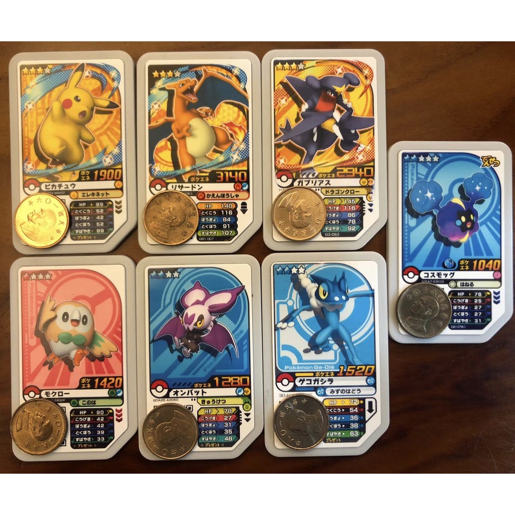 日本神奇寶貝機台pokemon Gaole 遊戲卡 長條卡匣 台灣機台不適用 蝦皮購物