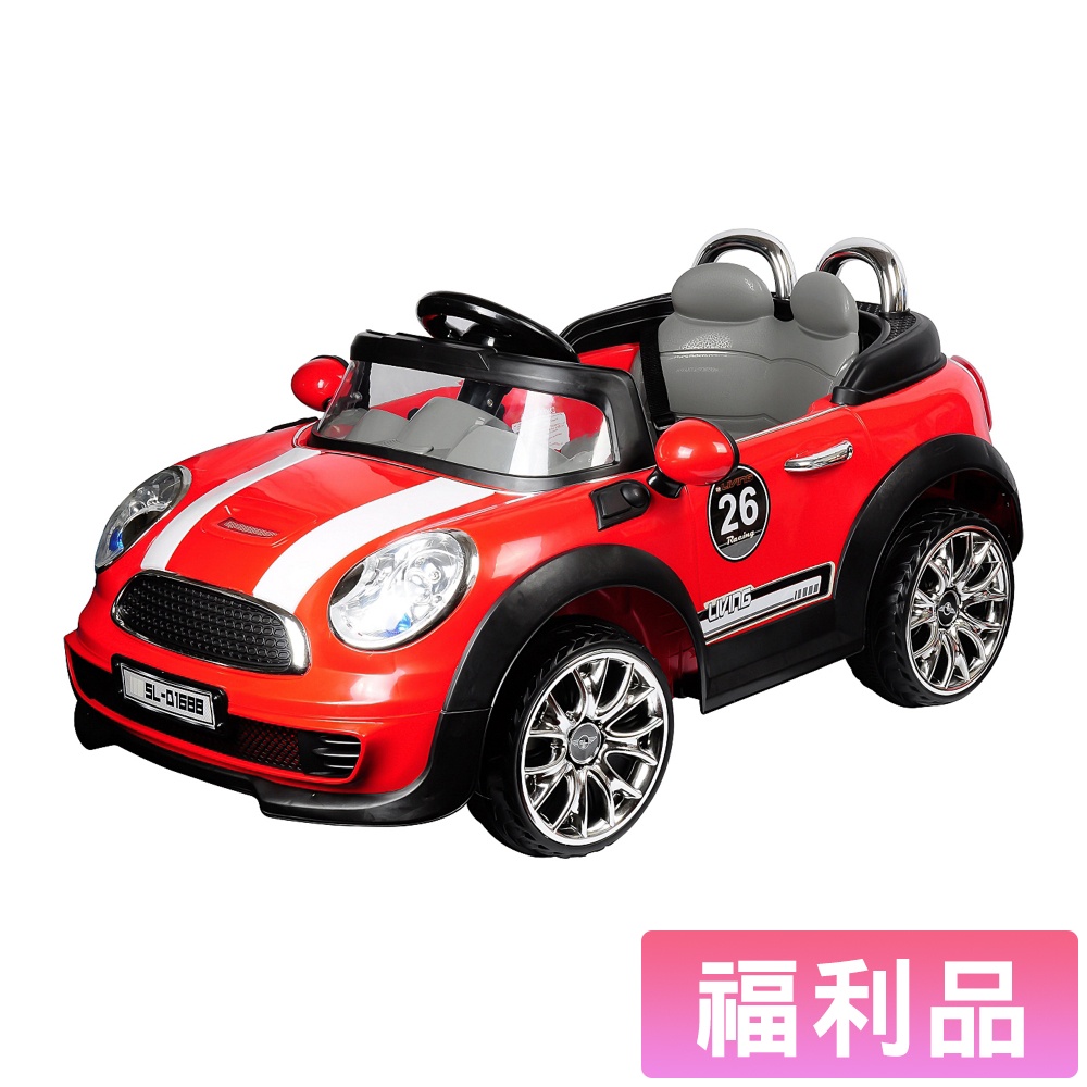 親親CCTOY 福利品-mini雙驅動兒童電動車 RT-D1688 紅色米白（皆為外觀＆銀色電鍍刮傷) 市價$6200
