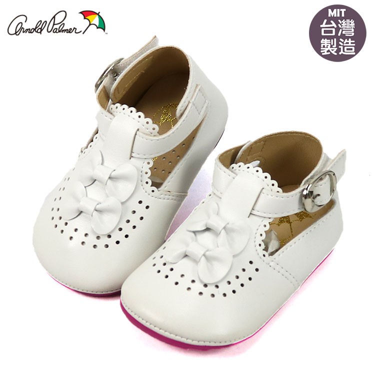 童鞋/雨傘牌ARNOLD PALMER/氣質寶寶鞋(873251)白21-26號-原價1380
