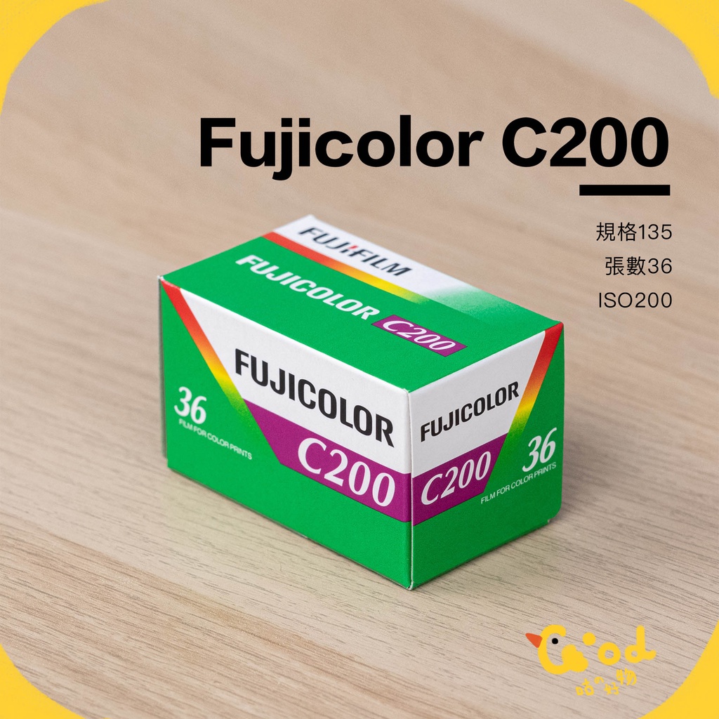 【咕咕】富士 fujicolor c200 彩色負片 膠卷 135底片 36張 iso200【A523】