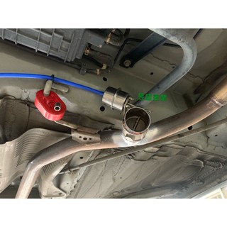 昱盛車業 HONDA CIVIC8.9 FIT K12 排氣管中尾段手作桶單邊單出 電子搖控閥門 尾飾 進氣管路 渦輪