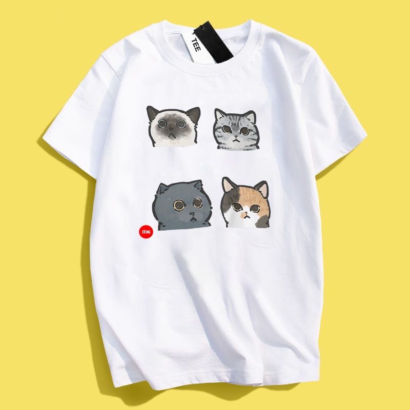 JZ TEE 四隻小貓 短袖T恤衣服 男女通用版型上衣